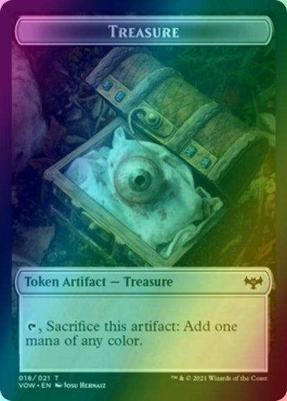 Insect Token (13) // Treasure Token (18) [Innistrad: Crimson Vow: Tokens] [Foil]