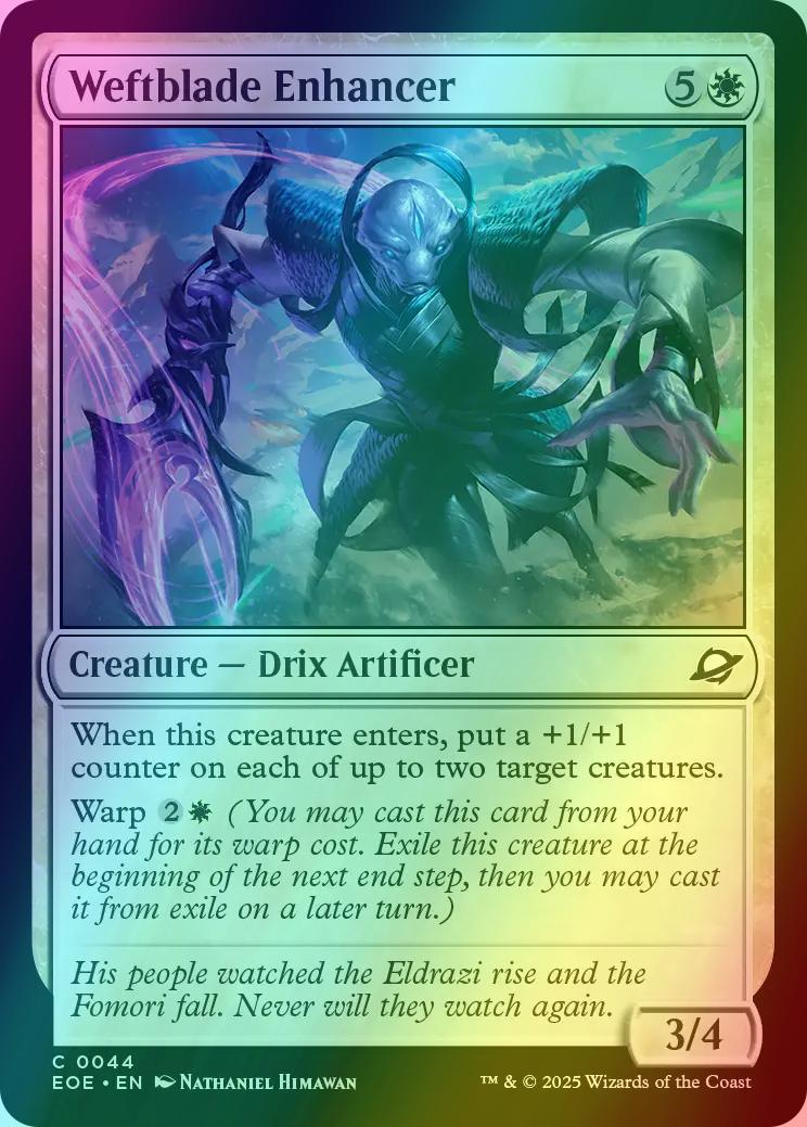 Weftblade Enhancer [44] [Edge of Eternities] [Foil]