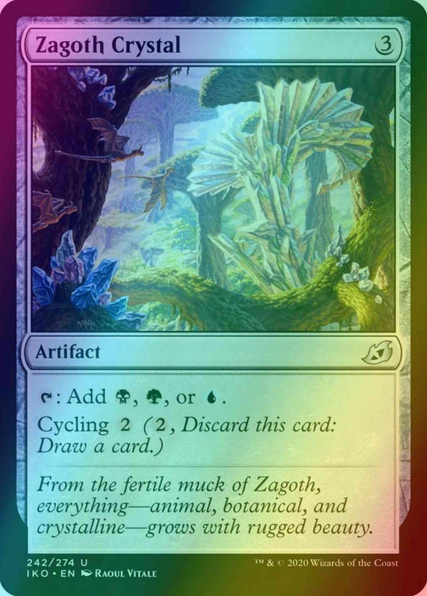 Zagoth Crystal [242] [Ikoria: Lair of Behemoths] [Foil]