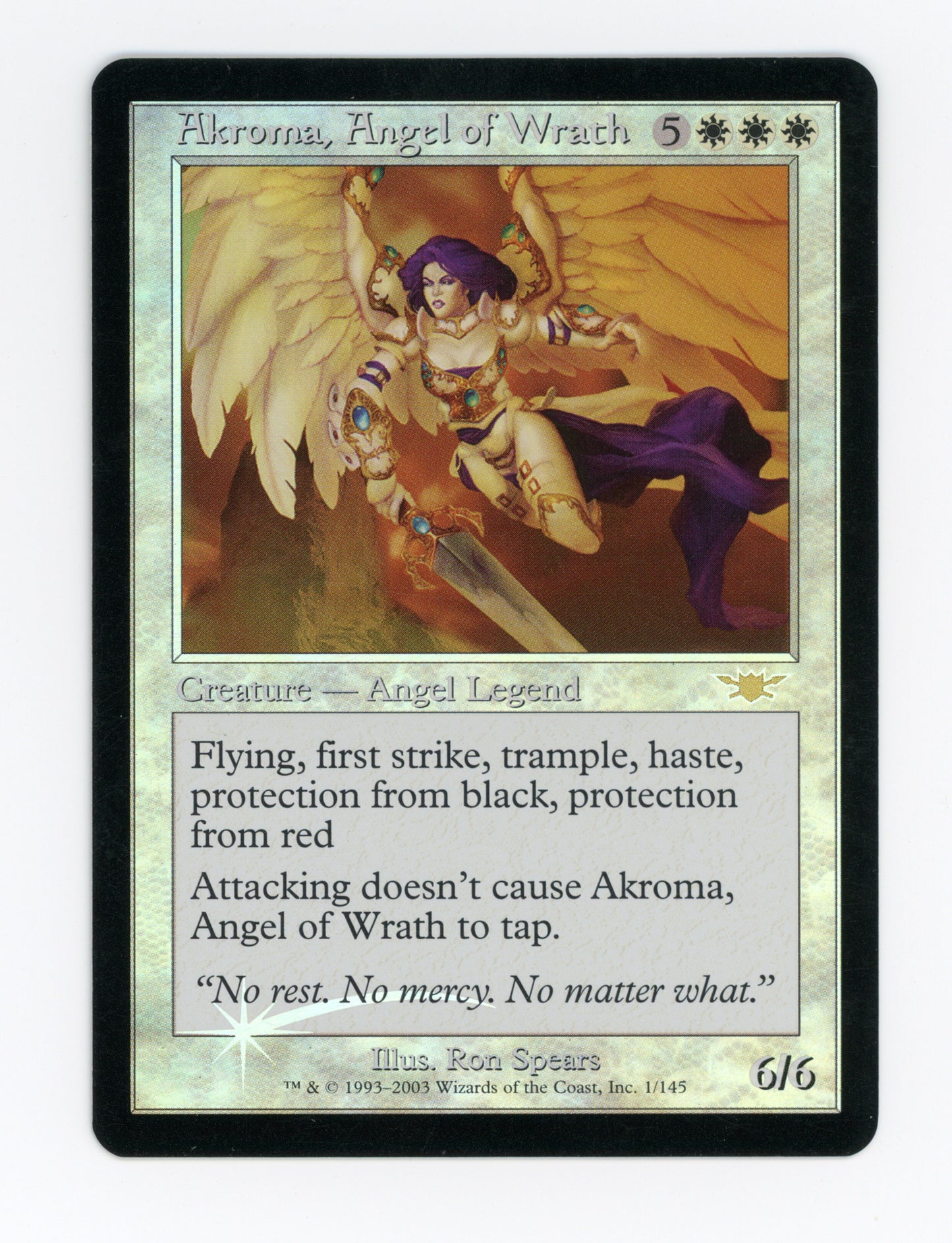 Akroma, Angel of Wrath — Foil — ID 18269