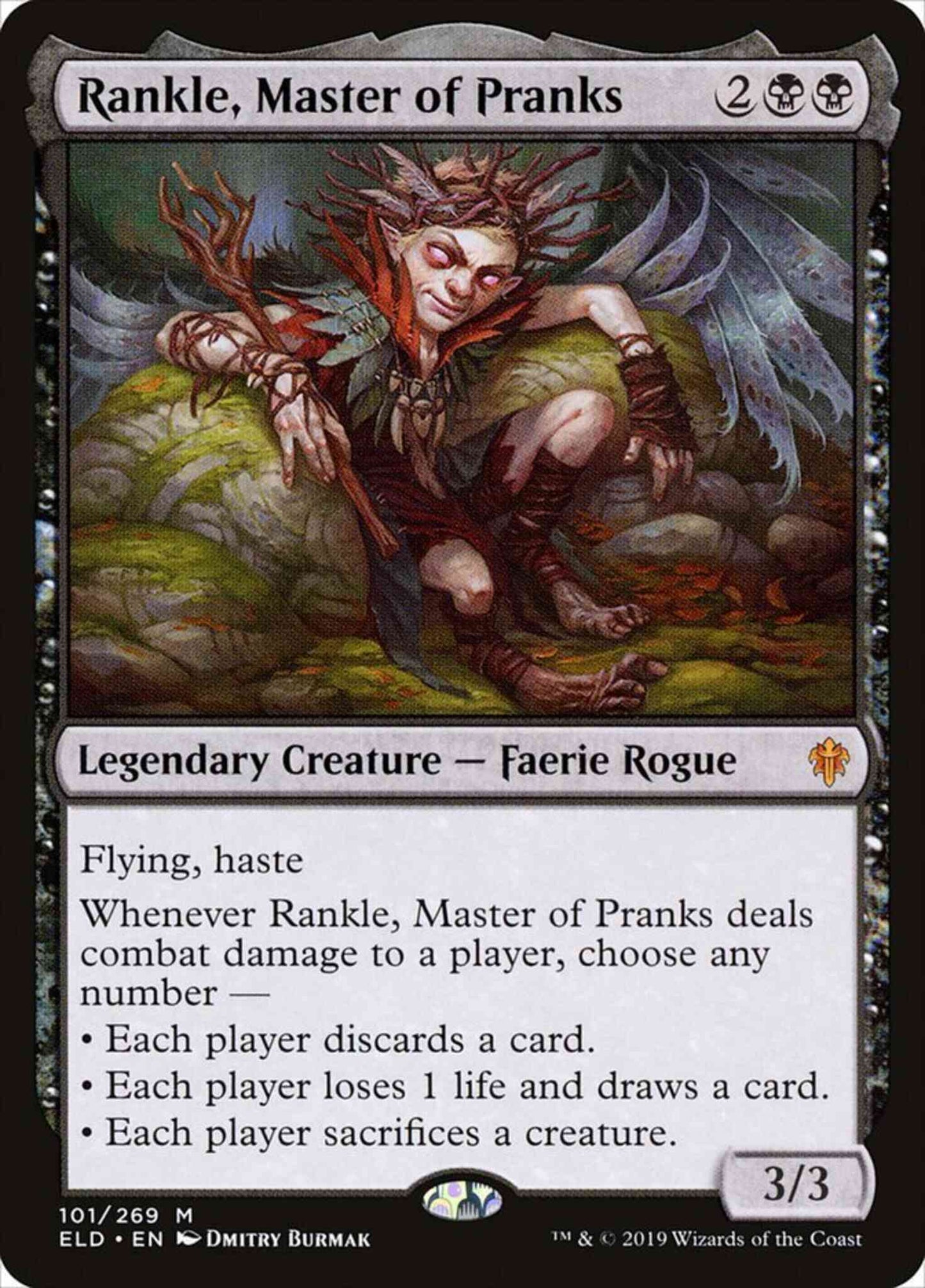 Rankle, Master of Pranks [101] [Throne of Eldraine] [Non-Foil]