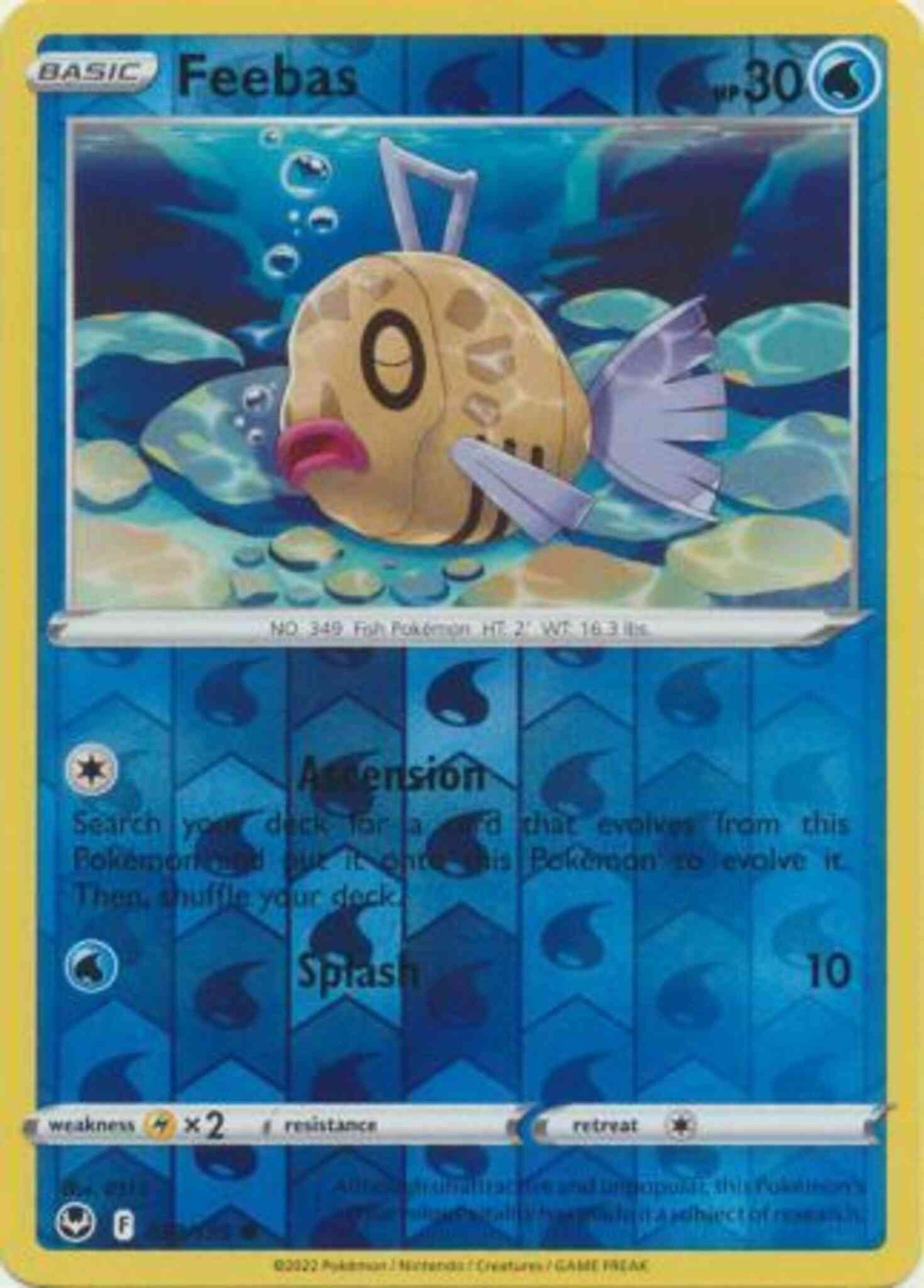 Feebas - 039/195 - Common [swsh12-039] [Reverse Holo]