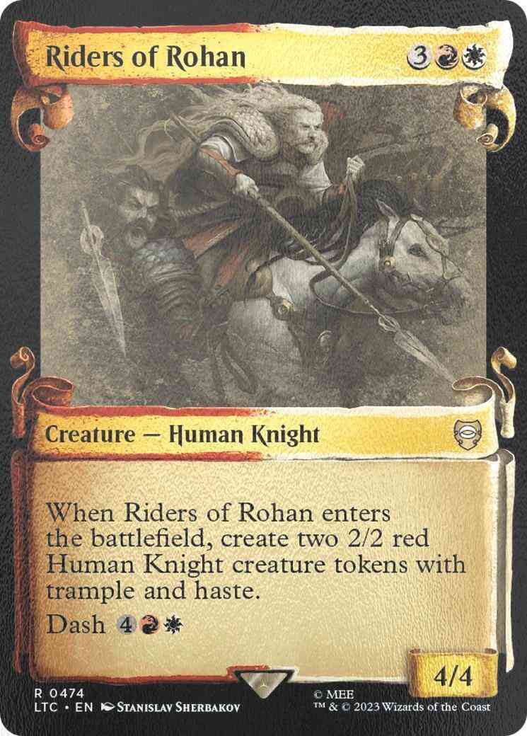 Riders of Rohan [474] [Scrolls Showcase] [The Lord of the Rings: Tales of Middle-earth: Commander] [Silver Foil]