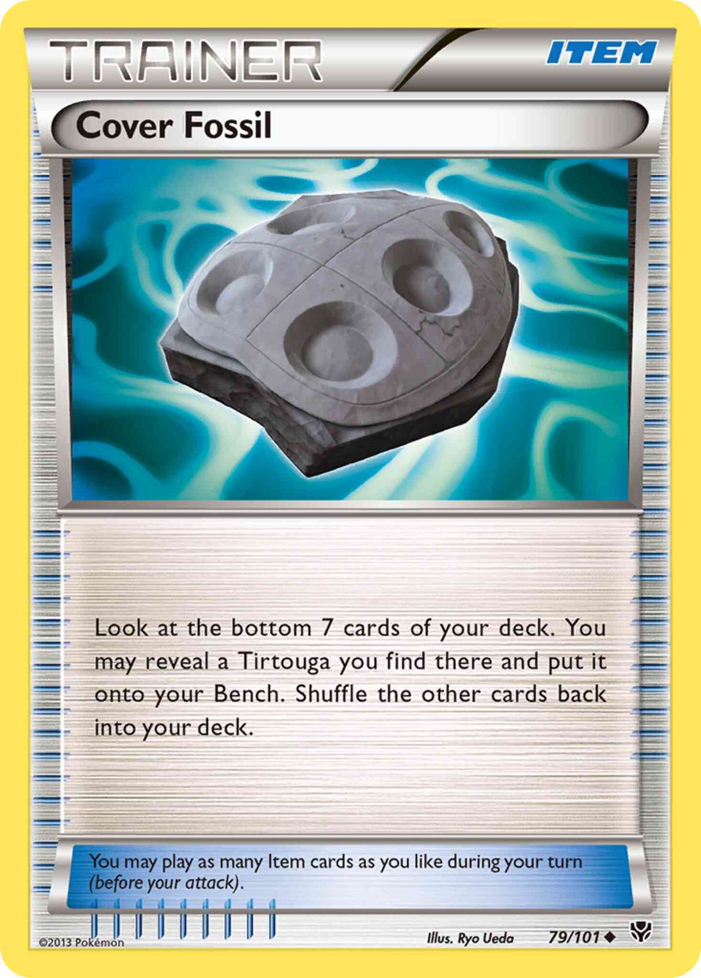 Cover Fossil - 79/101 - Uncommon [bw10-79] [Reverse Holo]