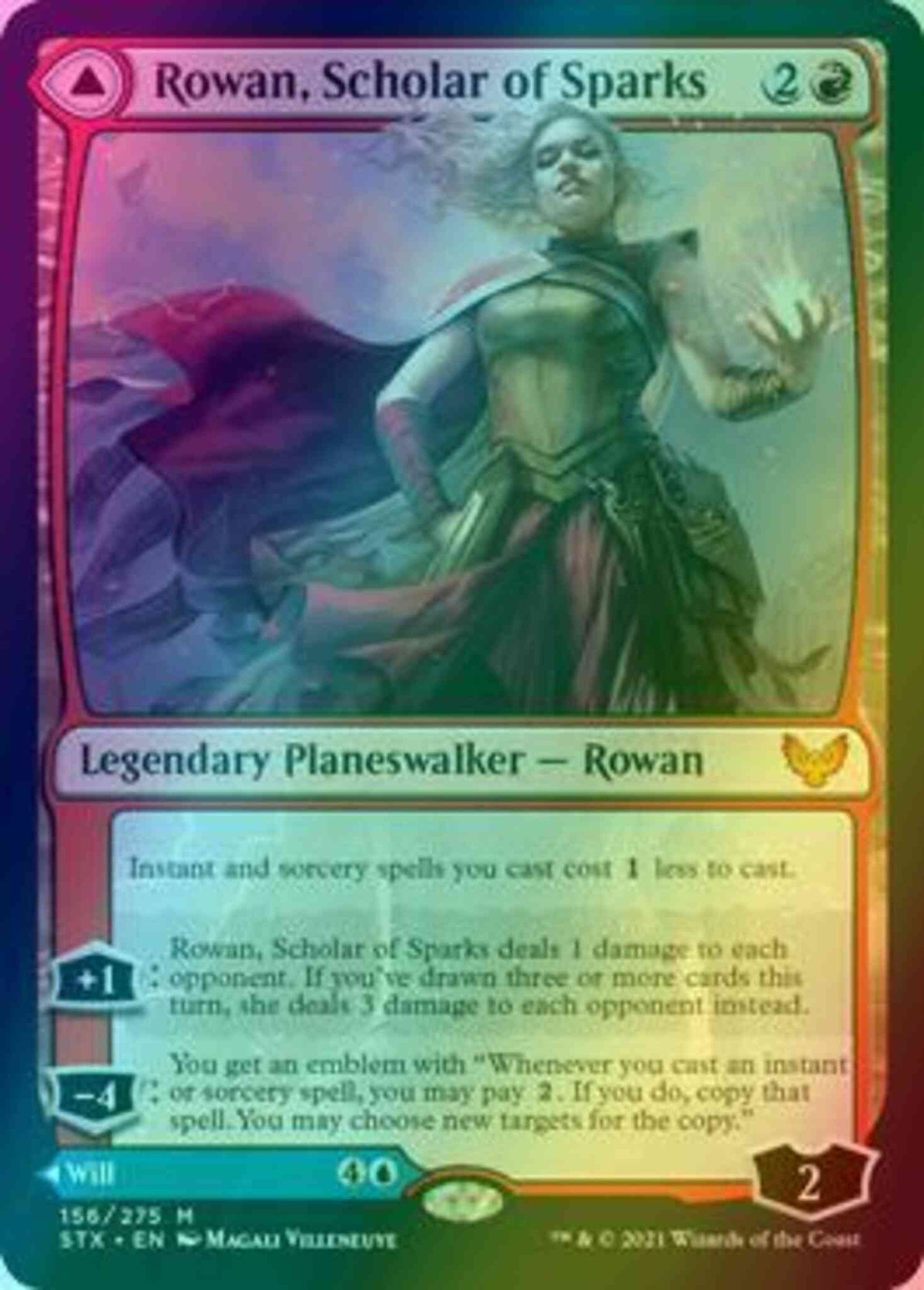 Rowan, Scholar of Sparks // Will, Scholar of Frost [156] [Strixhaven: School of Mages] [Foil]