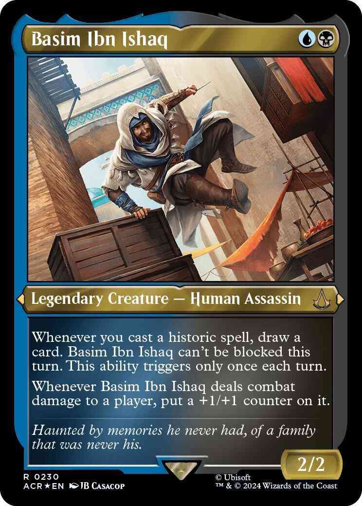 Basim Ibn Ishaq [230] [Assassin's Creed] [Etched Foil]