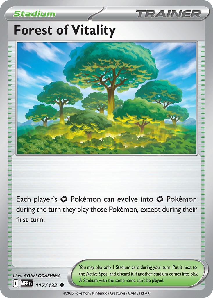 Forest of Vitality - 117/132 - Uncommon [me01-117] [Non-Holo]