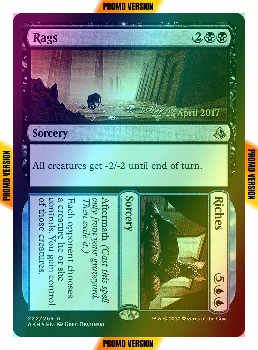 Rags // Riches [222s] [Amonkhet Promos] [Foil]