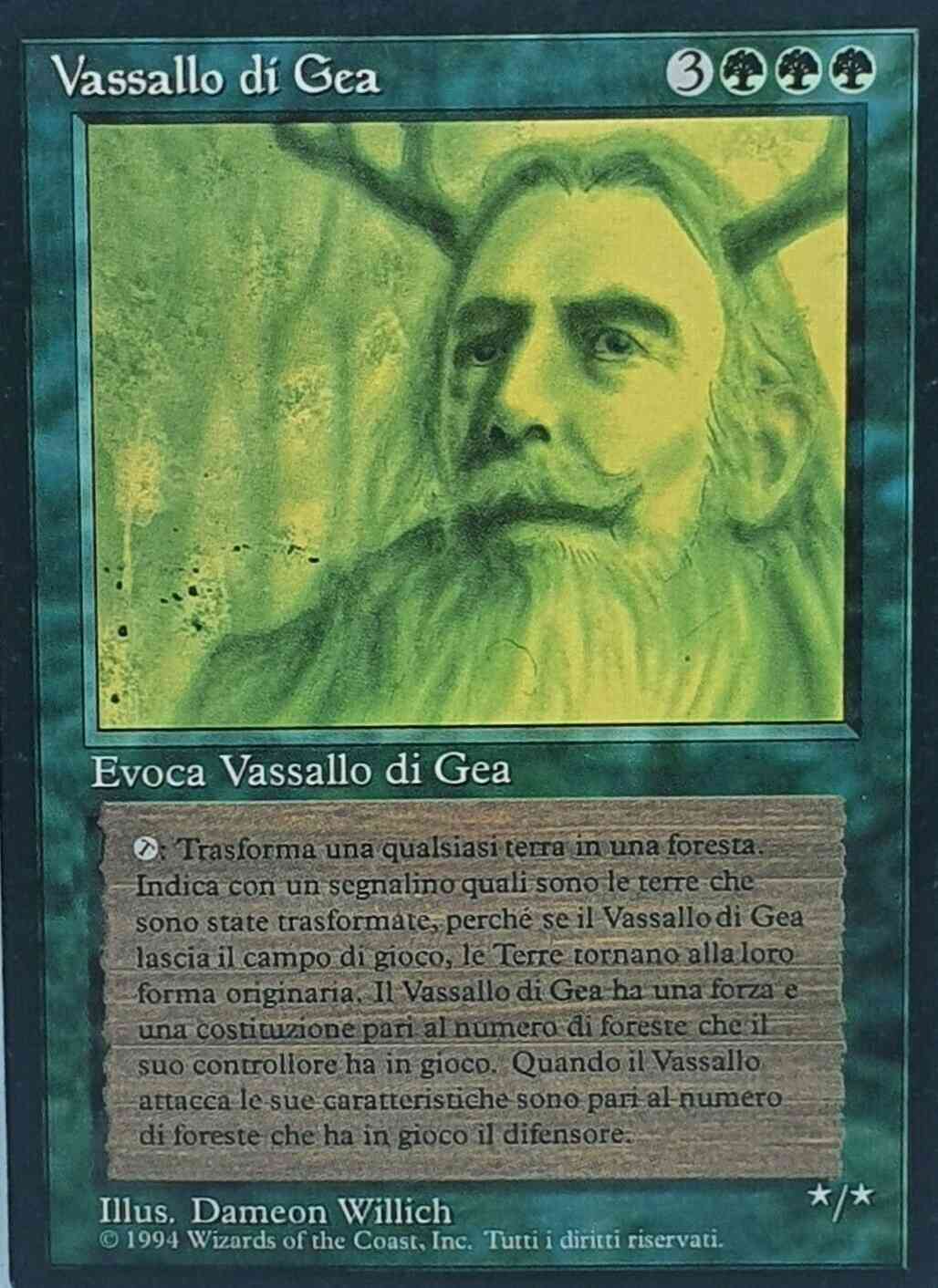 Gaea's Liege - Italian [198] [Foreign Black Border: Italian] [Non-Foil]