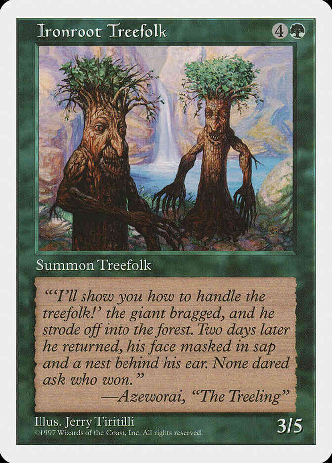 Ironroot Treefolk [305] [Fifth Edition] [Non-Foil]