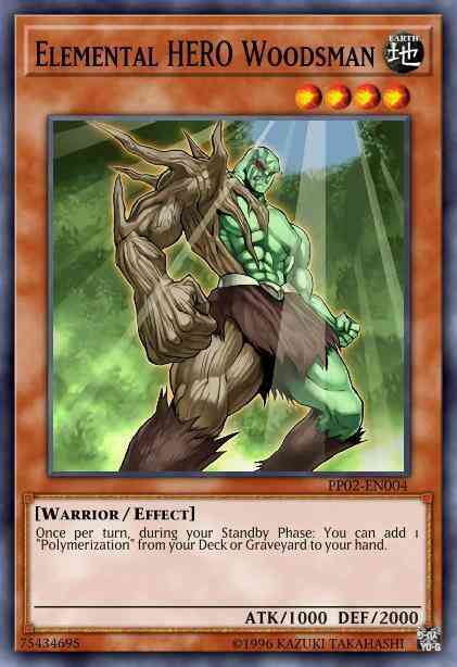 Elemental HERO Woodsman - PP02-EN004 - Secret Rare - Unlimited