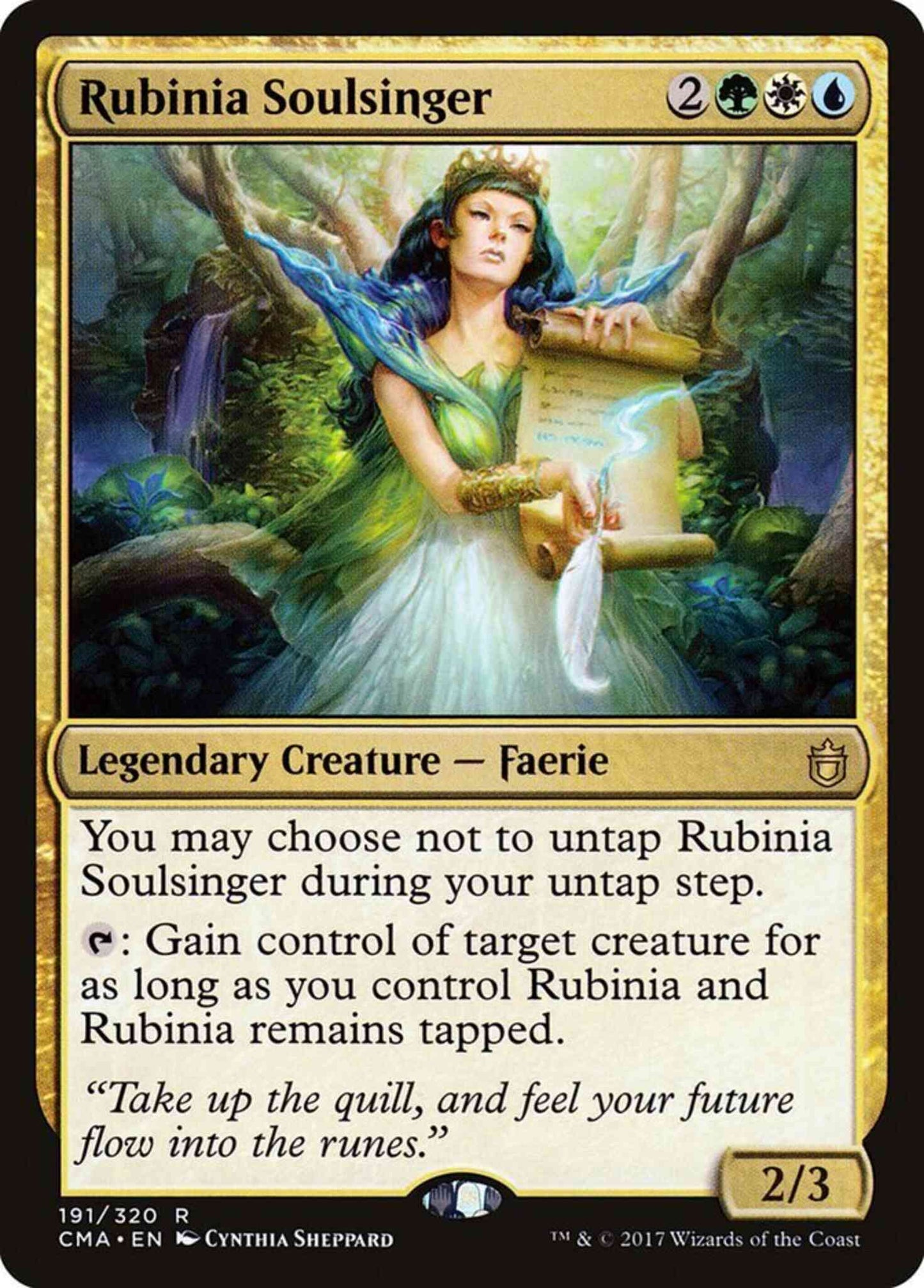 Rubinia Soulsinger [191] [Commander Anthology] [Non-Foil]