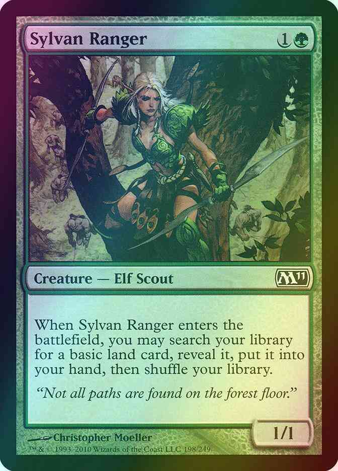 Sylvan Ranger [198] [Magic 2011] [Foil]
