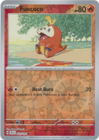 Fuecoco - 029/191 - Common [sv08-029] [Reverse Holo]