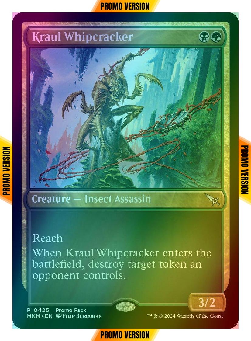 Kraul Whipcracker [425] [Dark Frame Promo Pack] [Murders at Karlov Manor] [Foil]