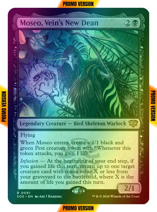 Moseo, Vein's New Dean [91p] [Promo Pack] [Secrets of Strixhaven Promos] [Foil]