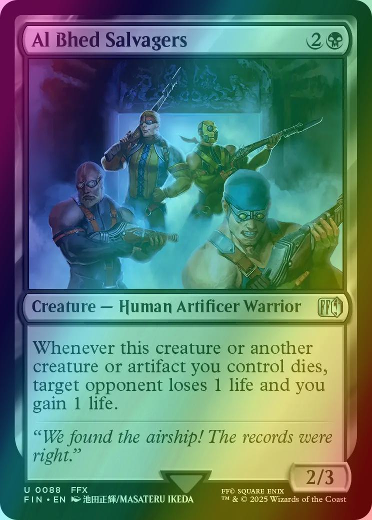 Al Bhed Salvagers [88] [FINAL FANTASY] [Foil]
