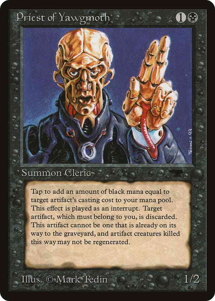 Priest of Yawgmoth [19] [Antiquities] [Non-Foil]