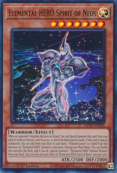 Elemental HERO Spirit of Neos - MP25-EN268 - Ultra Rare - 1st Edition