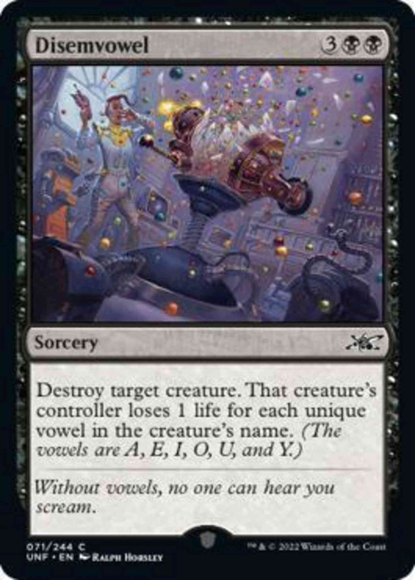 Disemvowel [71] [Unfinity] [Non-Foil]