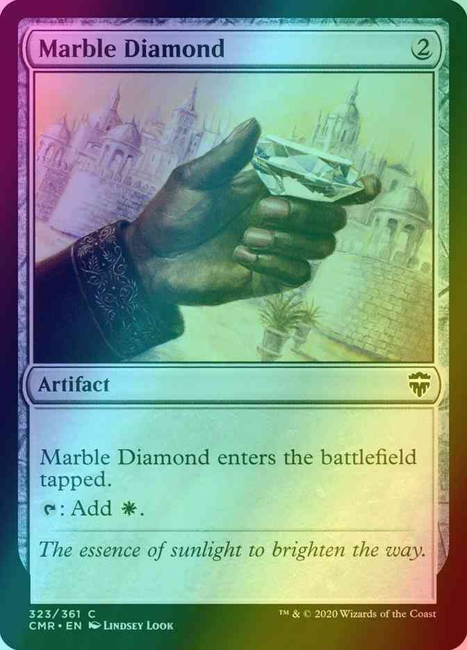 Marble Diamond [323] [Commander Legends] [Foil]