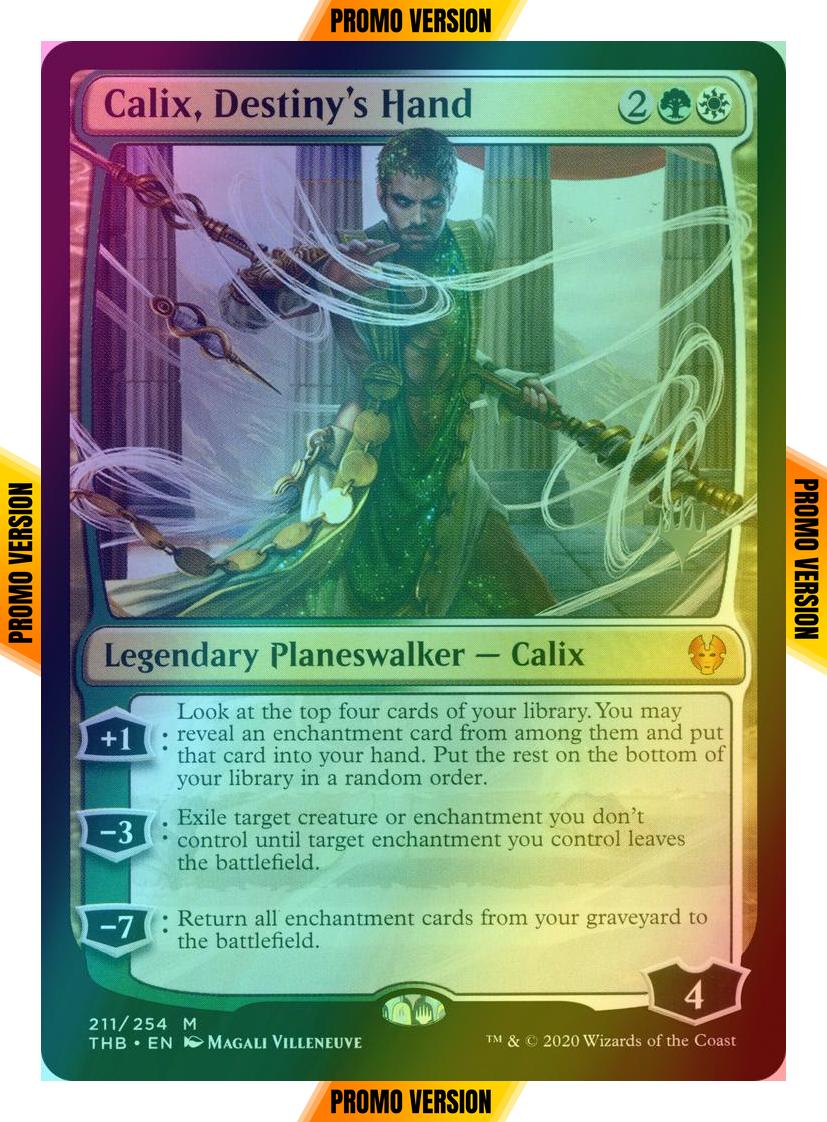 Calix, Destiny's Hand [211p] [Promo Pack] [Theros Beyond Death Promos] [Foil]