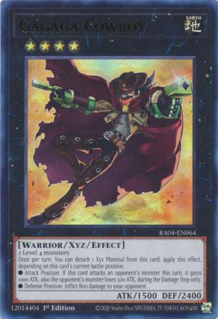 Gagaga Cowboy - RA04-EN064 - Ultra Rare - 1st Edition