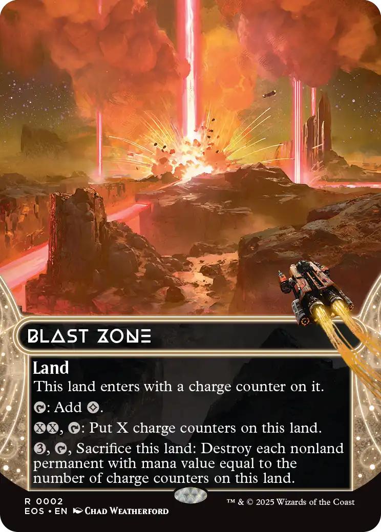 Blast Zone [2] [Borderless] [Edge of Eternities: Stellar Sights] [Non-Foil]