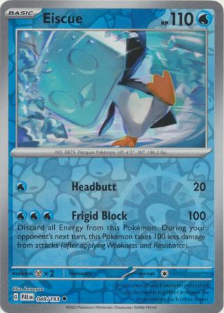Eiscue - 048/193 - Uncommon [sv02-048] [Reverse Holo]