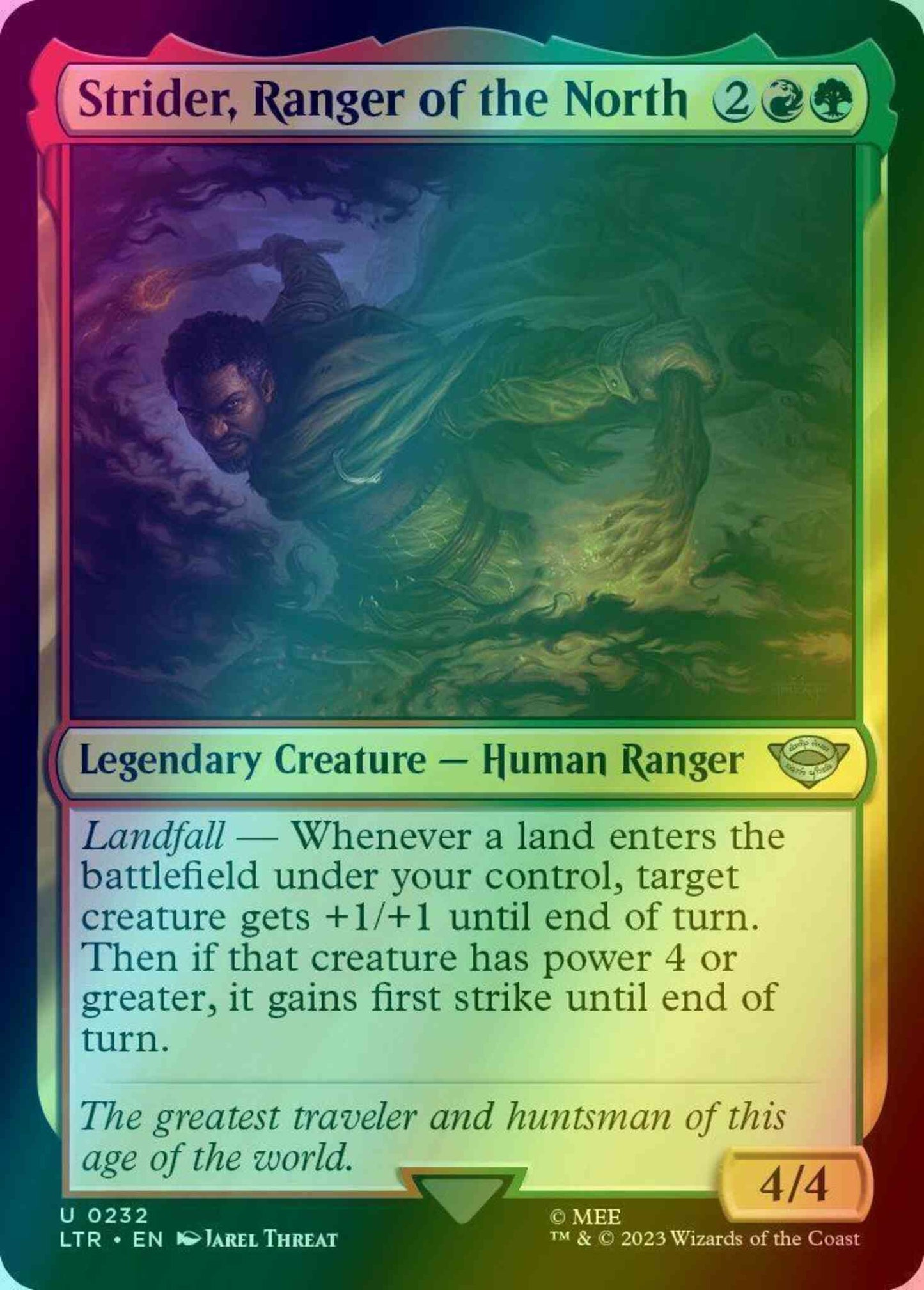 Strider, Ranger of the North [232] [The Lord of the Rings: Tales of Middle-earth] [Foil]