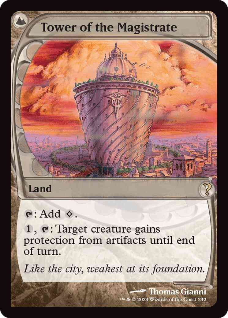 Tower of the Magistrate [242] [Future Frame] [Mystery Booster 2] [Non-Foil]