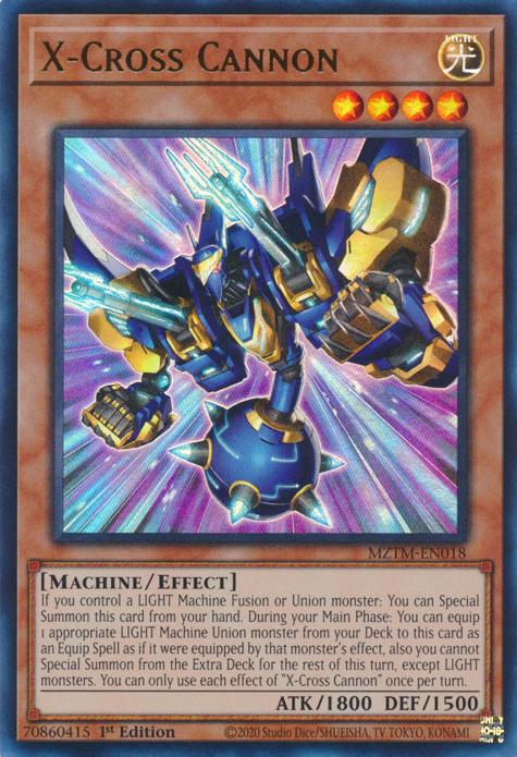X-Cross Cannon - MZTM-EN018 - Ultra Rare - 1st Edition