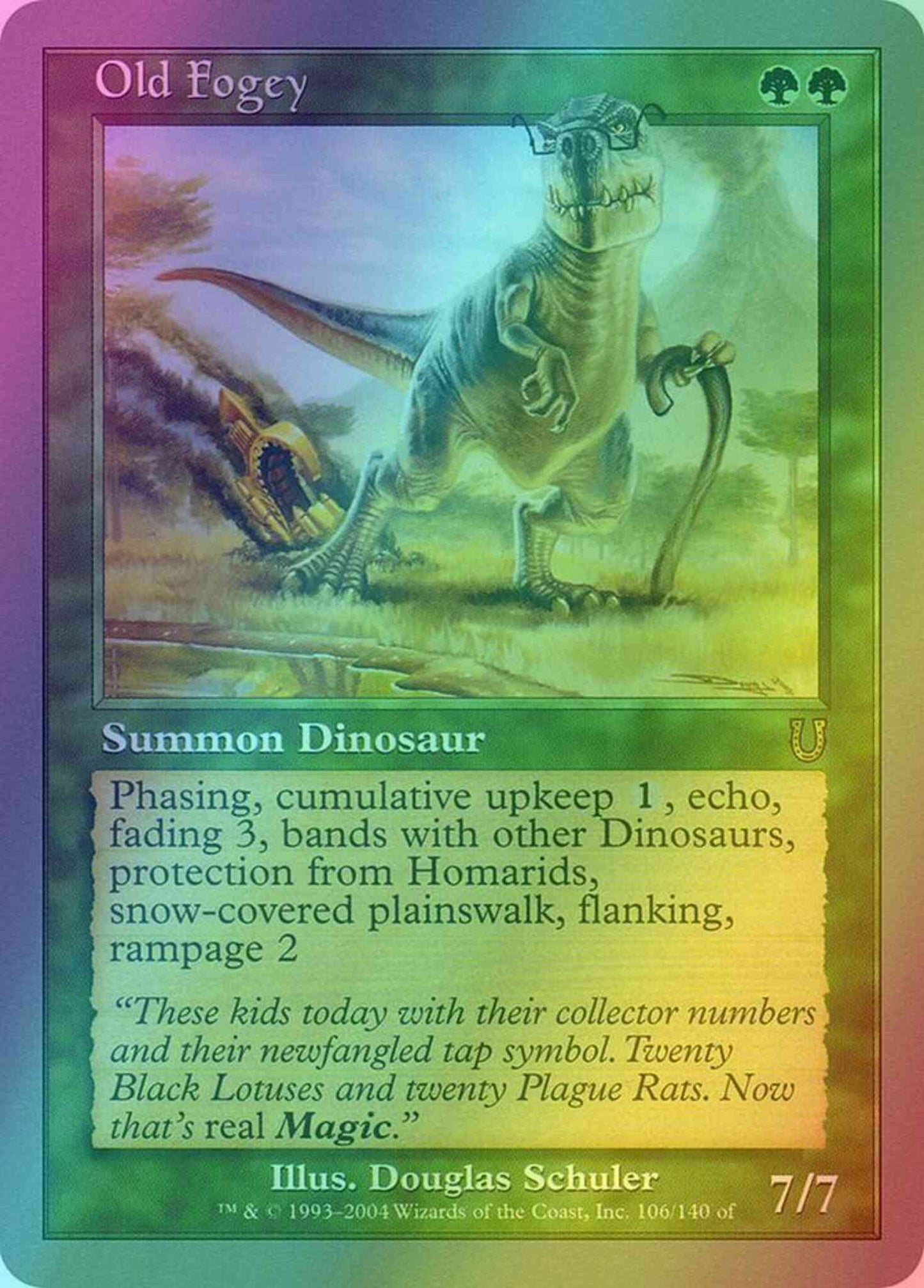 Old Fogey [106] [Unhinged] [Foil]