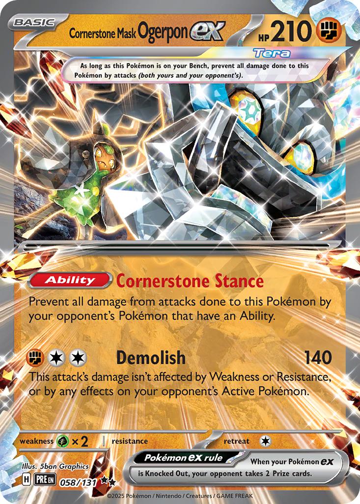 Cornerstone Mask Ogerpon ex - 058/131 - Double Rare [sv085-058] [Ultra]