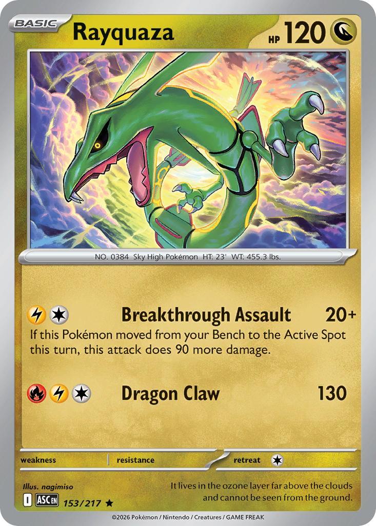 Rayquaza - 153/217 - Rare [me025-153] [Holo]