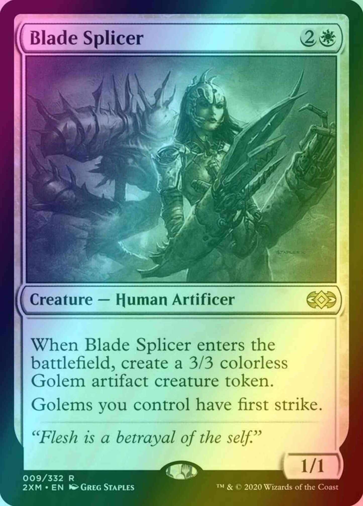 mtg splicer cards Master Golem creatures you control have vigilance. MTG Master Splicer Core Set