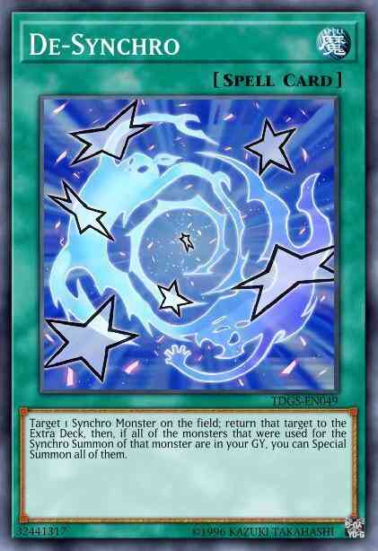 De-Synchro - TDGS-EN049 - Rare - 1st Edition