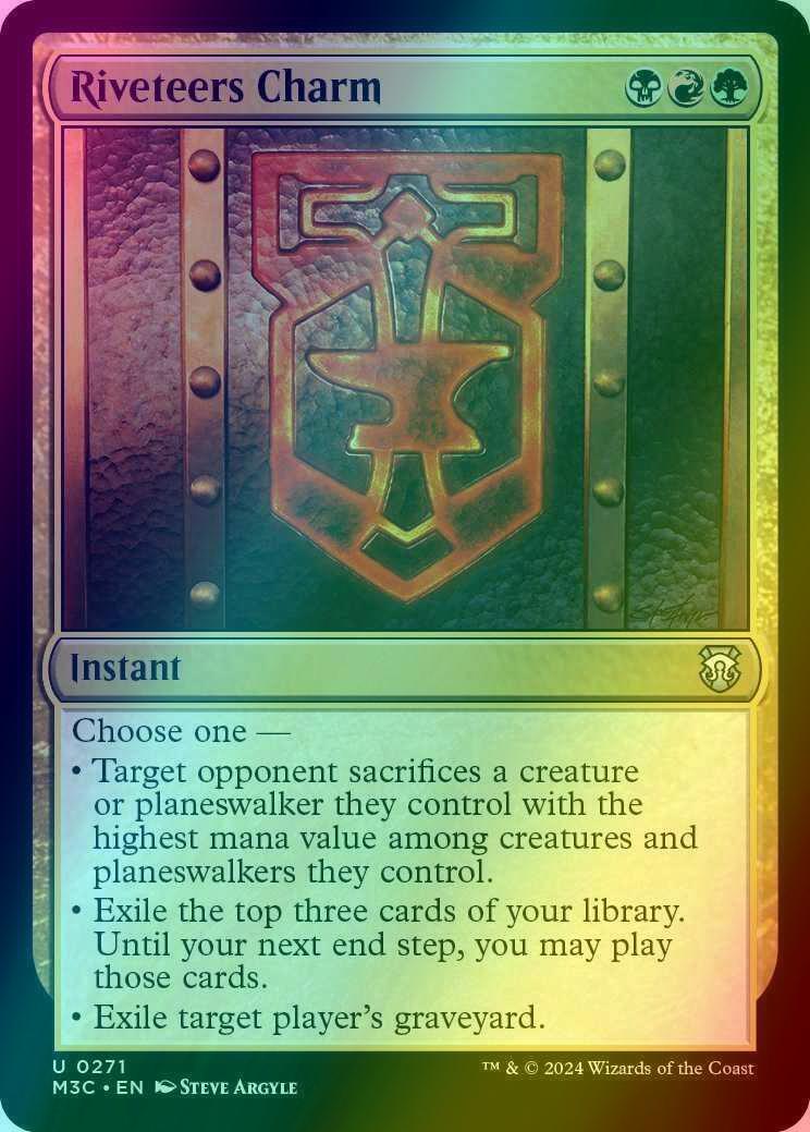 Riveteers Charm [271] [Modern Horizons 3: Commander] [Ripple Foil]