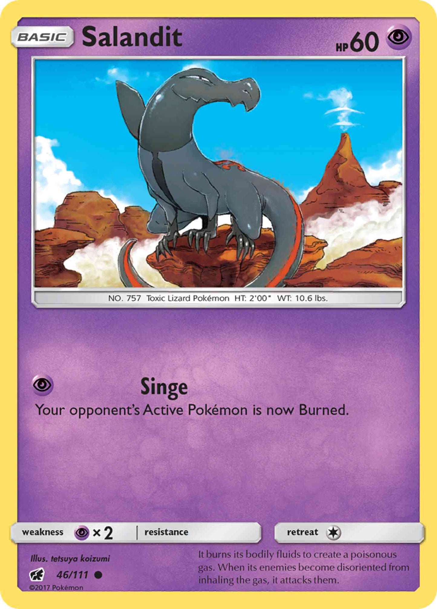 Salandit - 46/111 - Common [sm4-46] [Non-Holo]