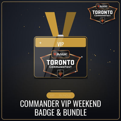Commander VIP Weekend Badge & Bundle