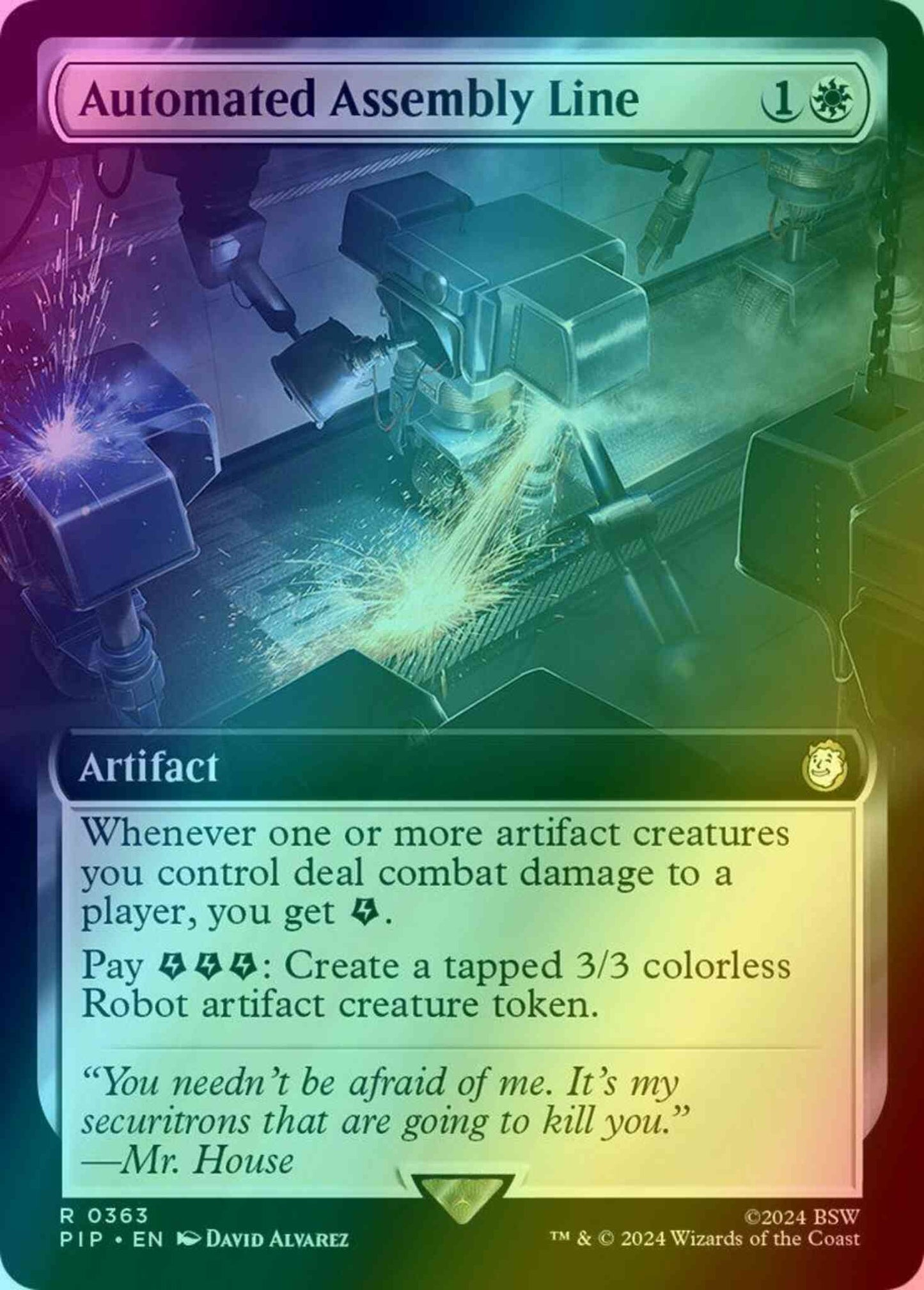 Automated Assembly Line [363] [Extended Art] [Fallout] [Foil]