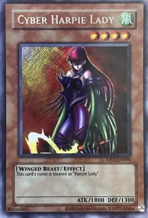 Cyber Harpie Lady - 2020 Date Reprint - RP01-EN096 - Secret Rare - Unlimited