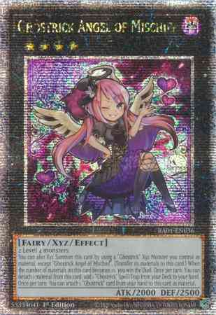 Ghostrick Angel of Mischief - RA01-EN036 - Quarter Century Secret Rare - 1st Edition
