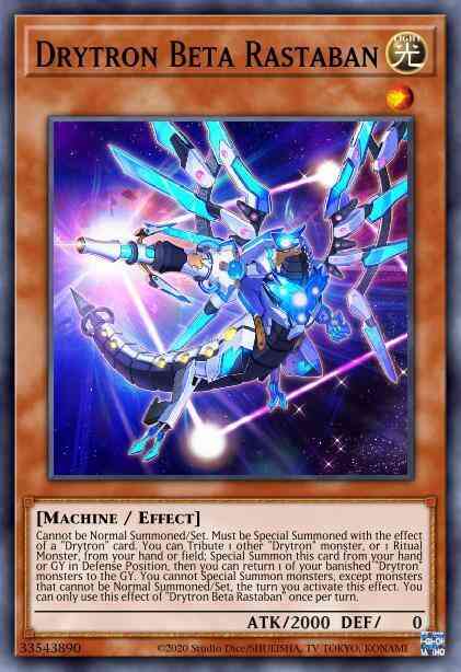 Drytron Beta Rastaban - GEIM-EN025 - Rare - 1st Edition