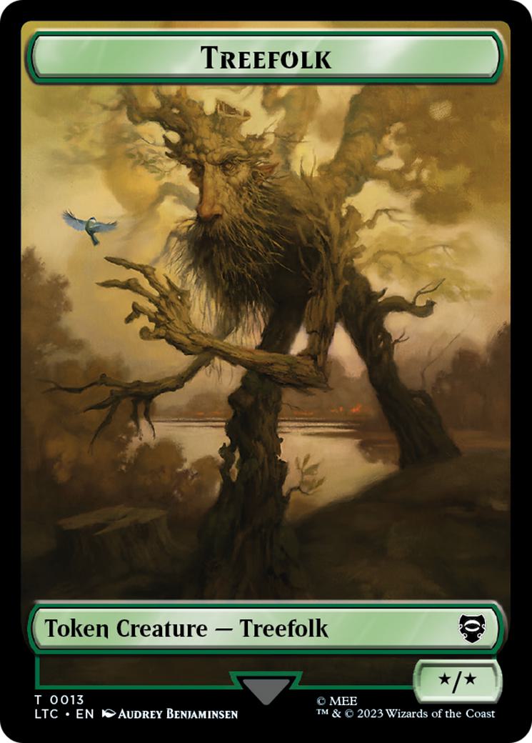 Food Token (09) // Treefolk Token (13) [The Lord of the Rings: Tales of Middle-earth: Commander: Tokens] [Non-Foil]