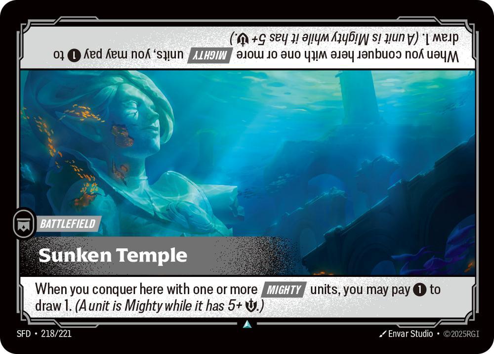 Sunken Temple - 218/221 [Spiritforged] [Non Foil]