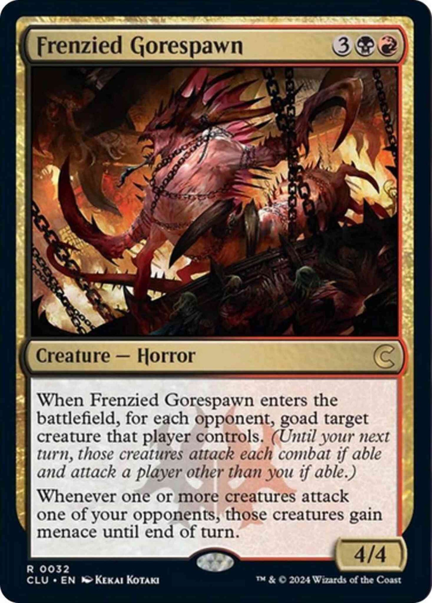Frenzied Gorespawn [32] [Ravnica: Clue Edition] [Non-Foil]