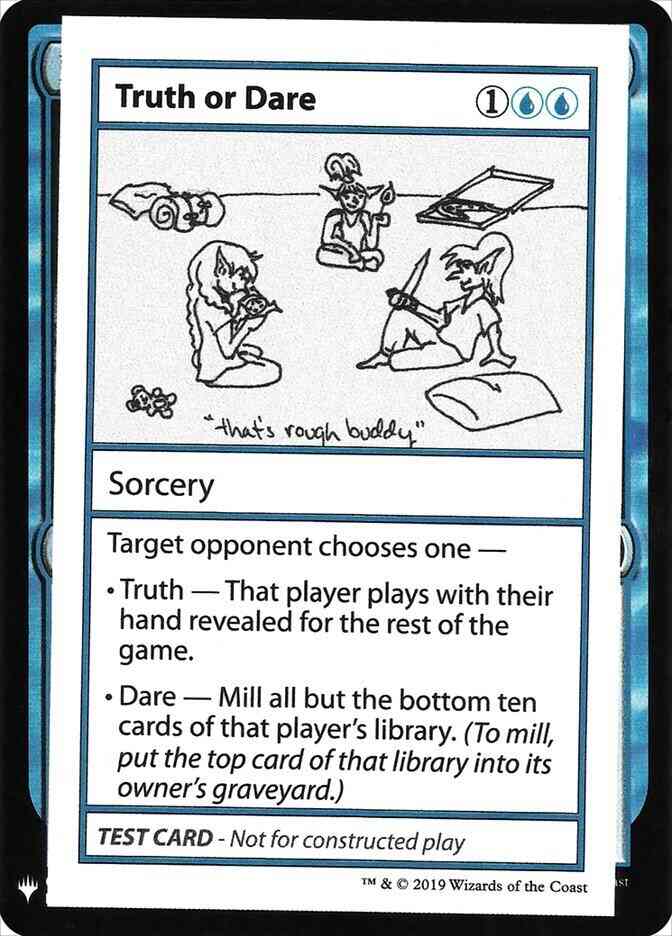 Truth or Dare - Symbol [32] [Mystery Booster Playtest Cards 2019] [Non-Foil]