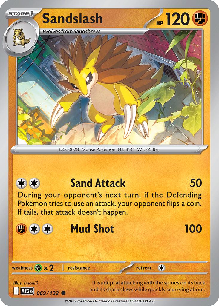 Sandslash - 069/132 - Common [me01-069] [Non-Holo]