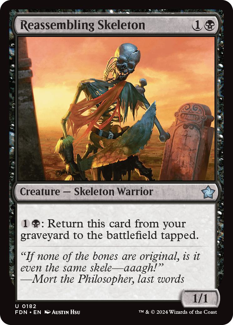 Reassembling Skeleton [182] [Foundations] [Foil]